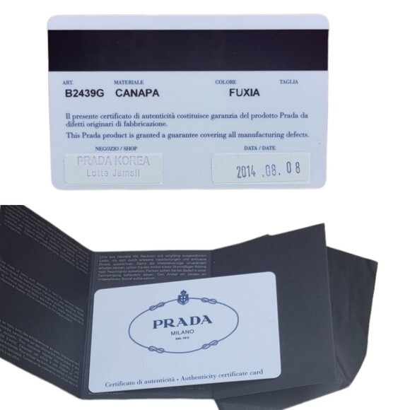 💖PRADA Pink Canvas Crossbody/Handbag, shoulder Authentic - Picture 15 of 16